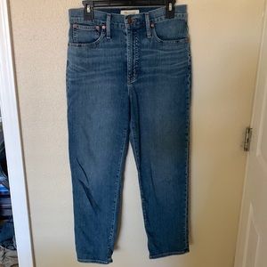 Madewell classic straight jean